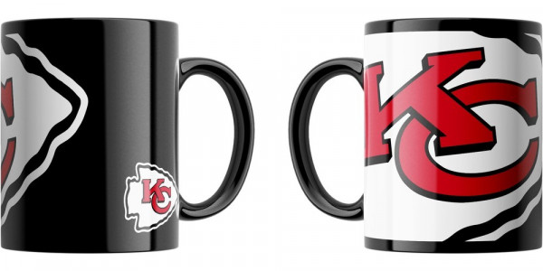 Kansas City Chiefs Tasse Oversized American Football NFL Schwarz-330ml