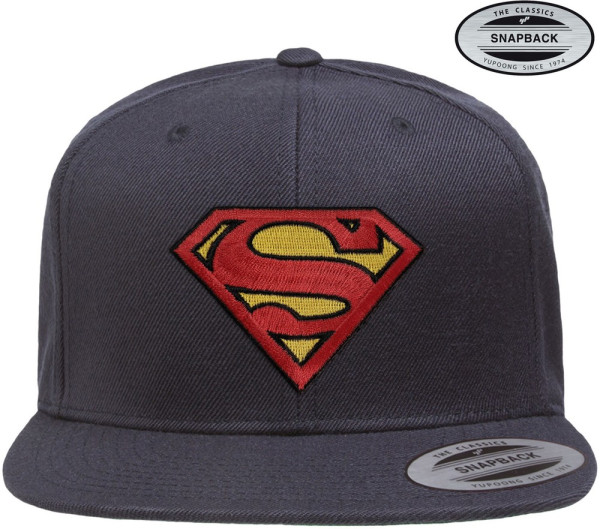 Superman Premium Snapback Cap Navy