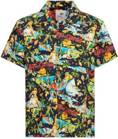 King Kerosin Tropical Hawaiian Style Hemd Aop "Lake Garda" KKU45058
