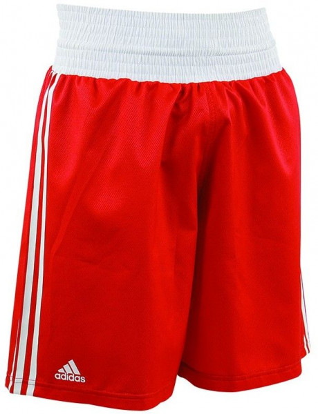 adidas Amateur Boxen leichte Short Rot/Weiß