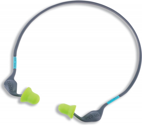Uvex Gehörschutzstöpsel Xact-Band 2125372 Grün, Grau Snr 26 Db (21277)-L (5 Stück)