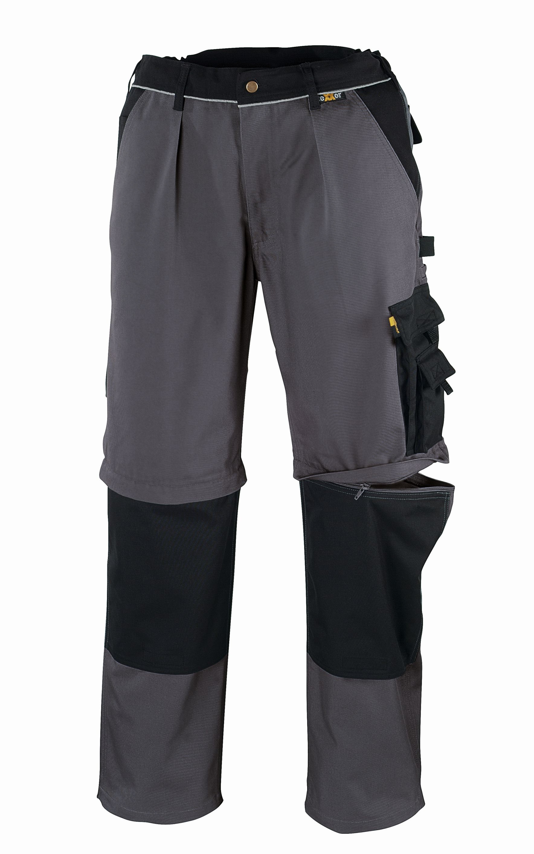 teXXor Canvas 2-in-1 Bundhose Tobago Grau/Schwarz - Herren / Unisex