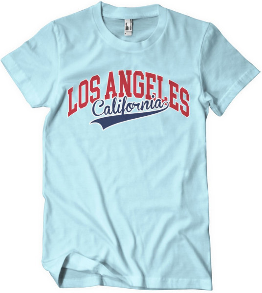 Los Angeles California T-Shirt Skyblue