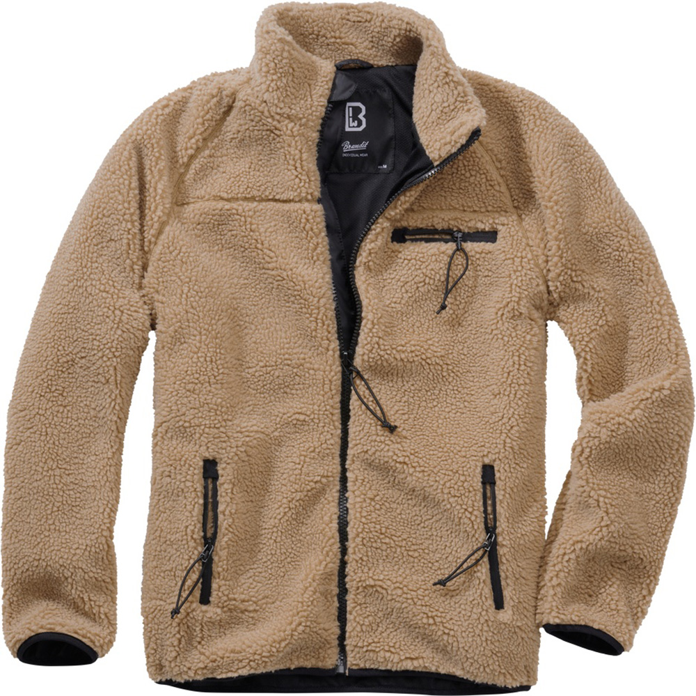 Teddy Camel Fleecejacke Herren Brandit Jacke Teddyfleece Jacket In