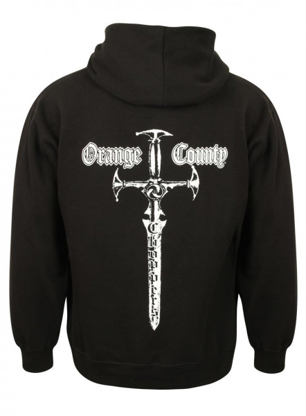 OCC Orange County Choppers Hoodie Classic Sword Zip Black