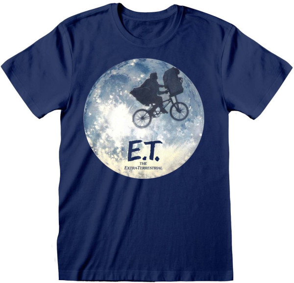 E.T. Moon Silhouette T-Shirt Blue