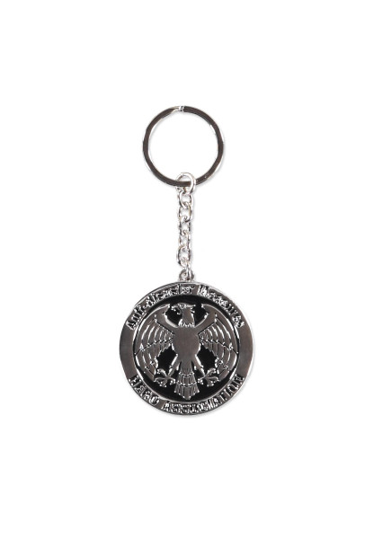 One Punch Man - Metal Keychain Black