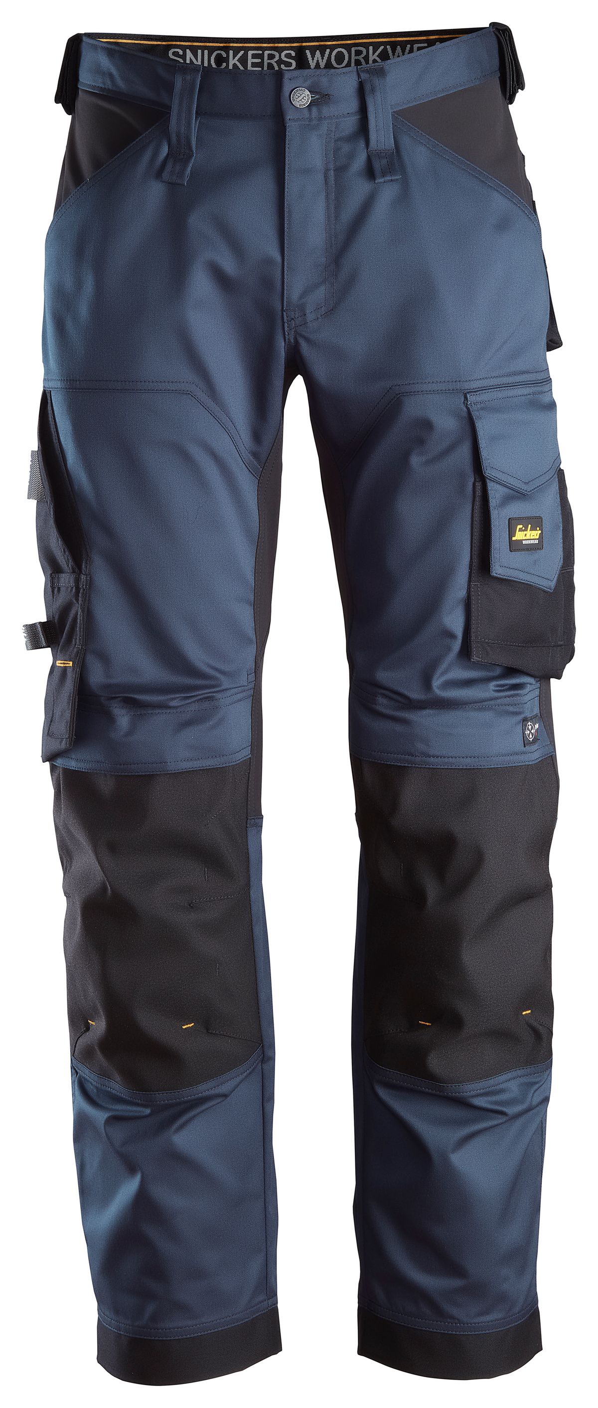 Snickers AllroundWork Stretch Loose Fit Arbeitshose, EN 14404 Blau-Schwarz - Herren / Unisex