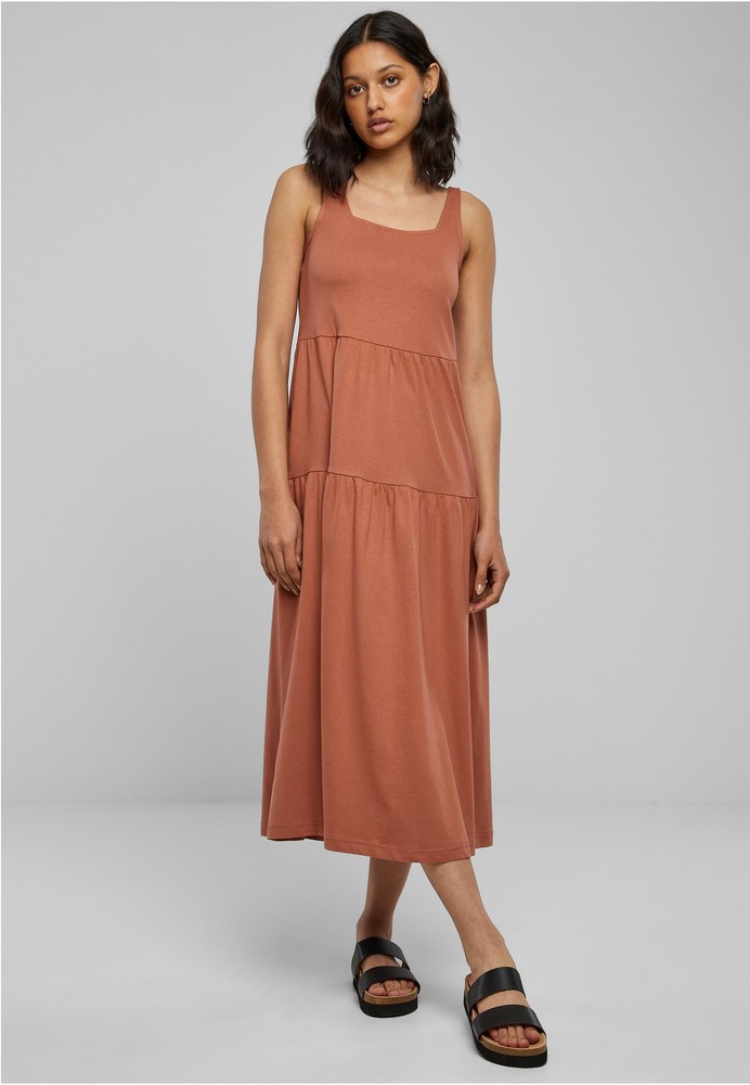 Urban Classics Damen Ladies 7/8 Length Valance Summer Dress - Damen