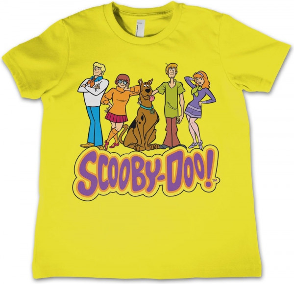 Team Scooby Doo Kids Tee Kinder T-Shirt Yellow