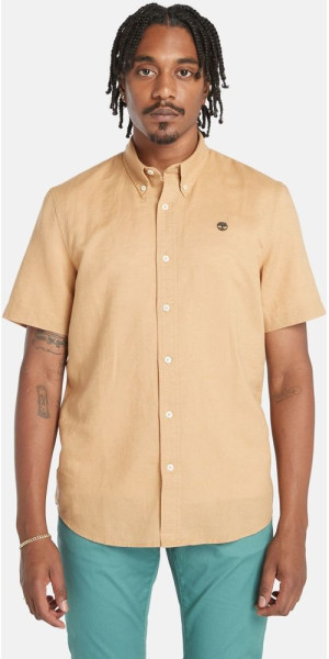 Timberland T-Shirt TFO Cotton/Linen Short Sleeve Shirt 0A2DQZ