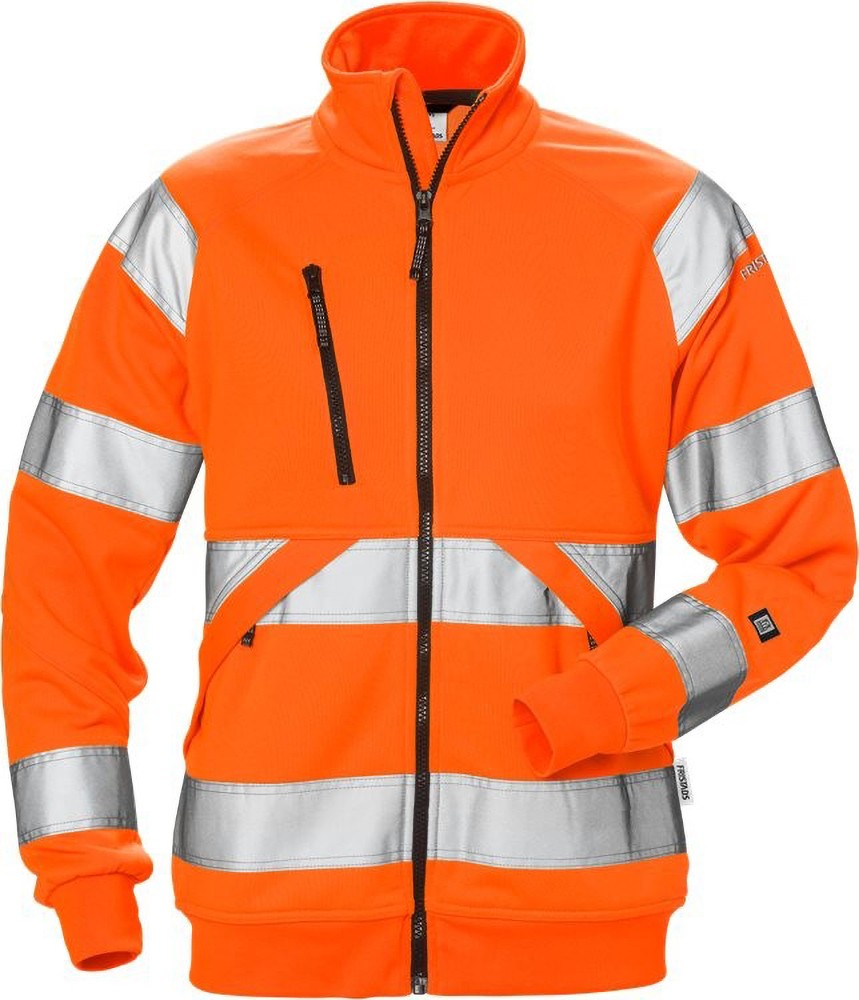 Fristads High Vis Sweatjacke Damen Kl. 3 7427 SHV Warnschutz-Orange - Damen