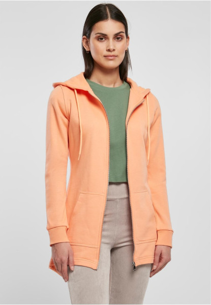 Urban Classics Damen Jacke Ladies Sweat Parka Papaya