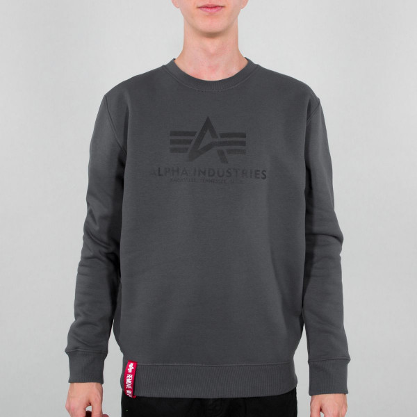 Alpha Industries Basic Sweater Hoodies / Sweatshirts Greyblack/Black