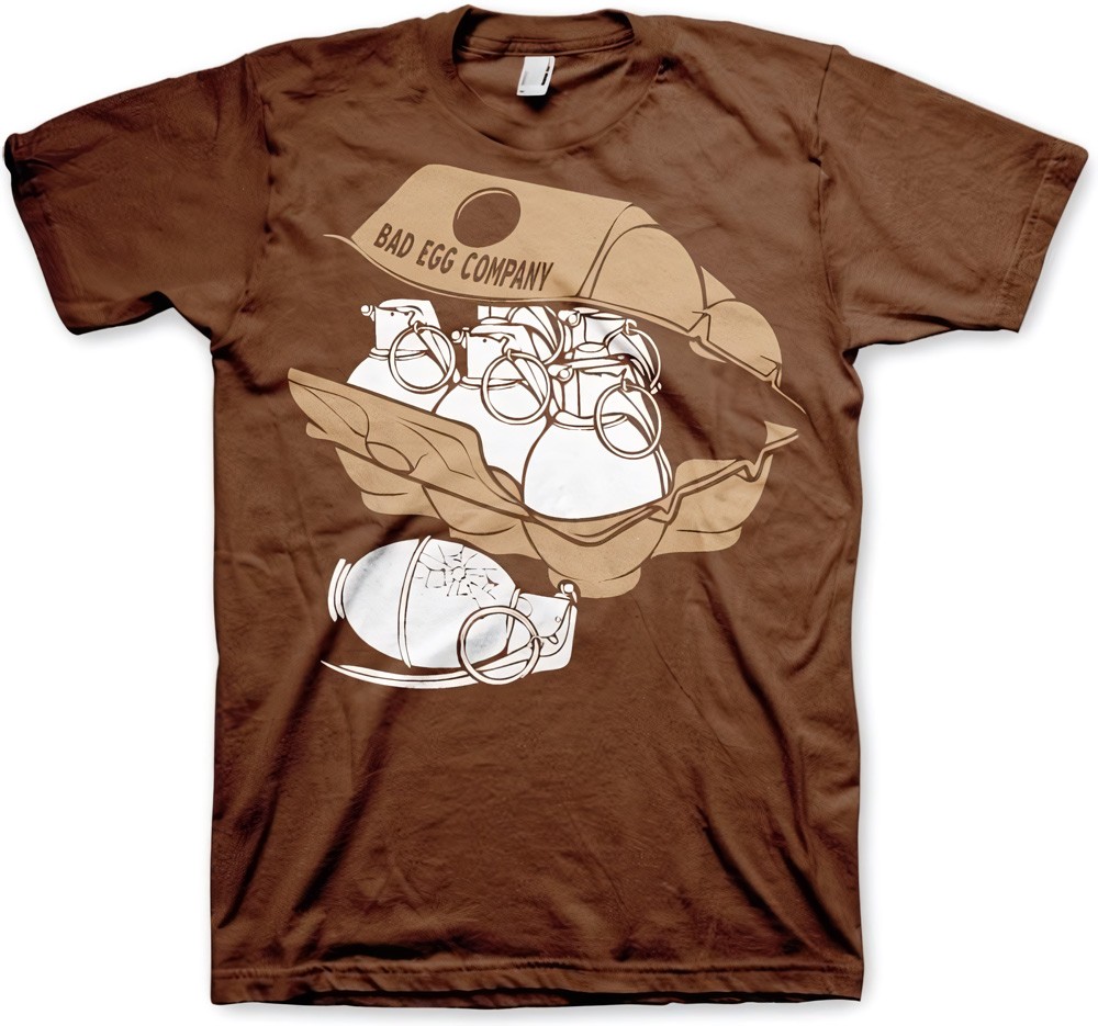 Hybris Bad Eggs Company T-Shirt Braun - Herren / Unisex