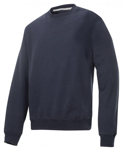 Snickers Klassisches Sweatshirt Baumwolle Navy