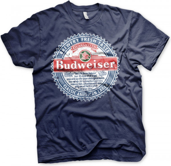 Budweiser American Lager T-Shirt Navy