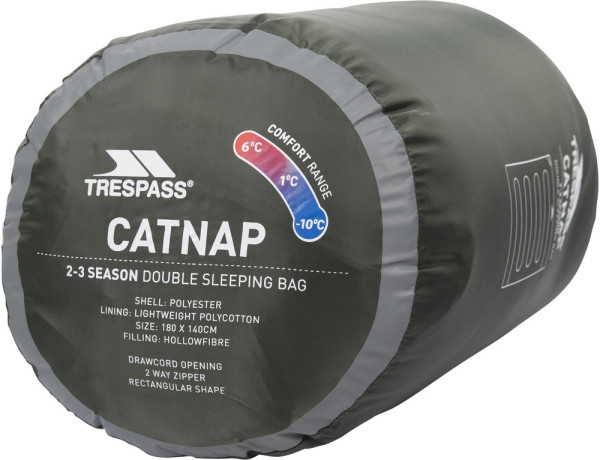 Trespass Camping Zubehör Catnap - Sleeping Bag Moss