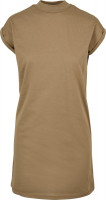 Urban Classics Damen Ladies Turtle Extended Shoulder Dress Khaki Urban Classics Damen Ladies Turtle Extended Shoulder Dress Khaki