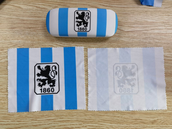 TSV 1860 München Brillen-Etui & Putztuch Fußball Blau/Weiß