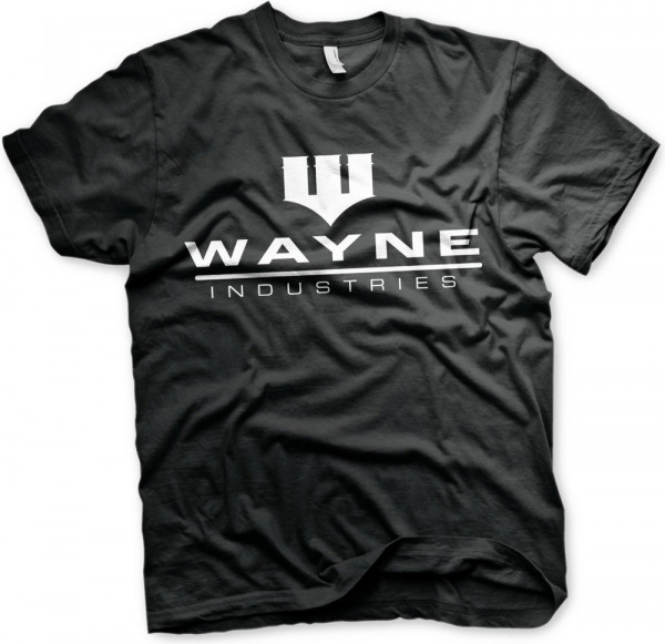 Batman Wayne Industries Logo T-Shirt Black