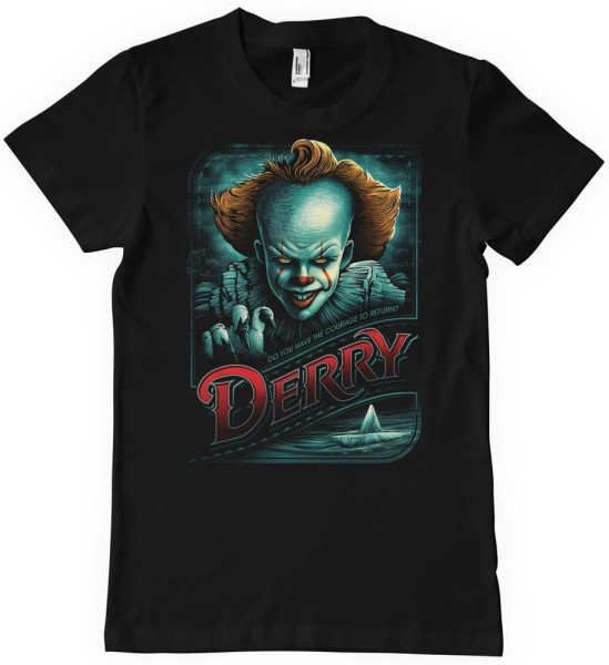 IT T-Shirt Pennywise In Derry T-Shirt WB-1-IT2004-DTF881