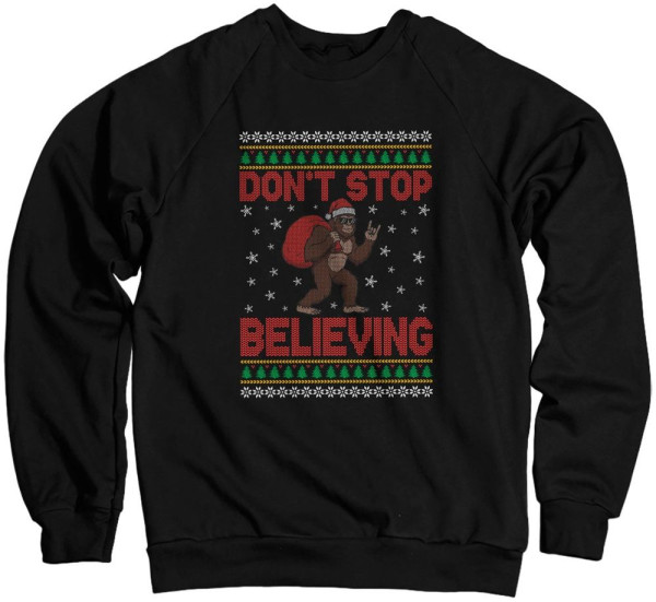 Hybris Pullover Christmas Bigfoot Pattern Sweatshirt SH-3-16165