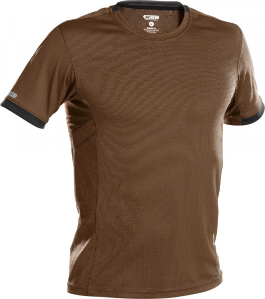 Dassy T-Shirt Nexus PES04 Lehmbraun/Anthrazitgrau