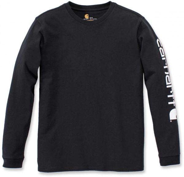 Carhartt Damen T-Shirt Workwear Logo L/S T-Shirt Black