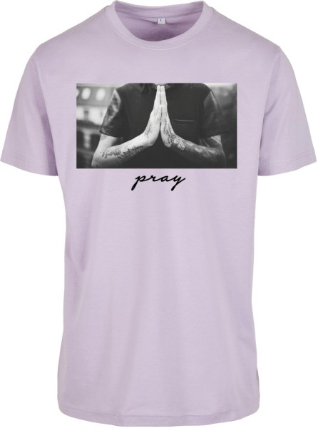 Mister Tee T-Shirt Pray Tee Lilac