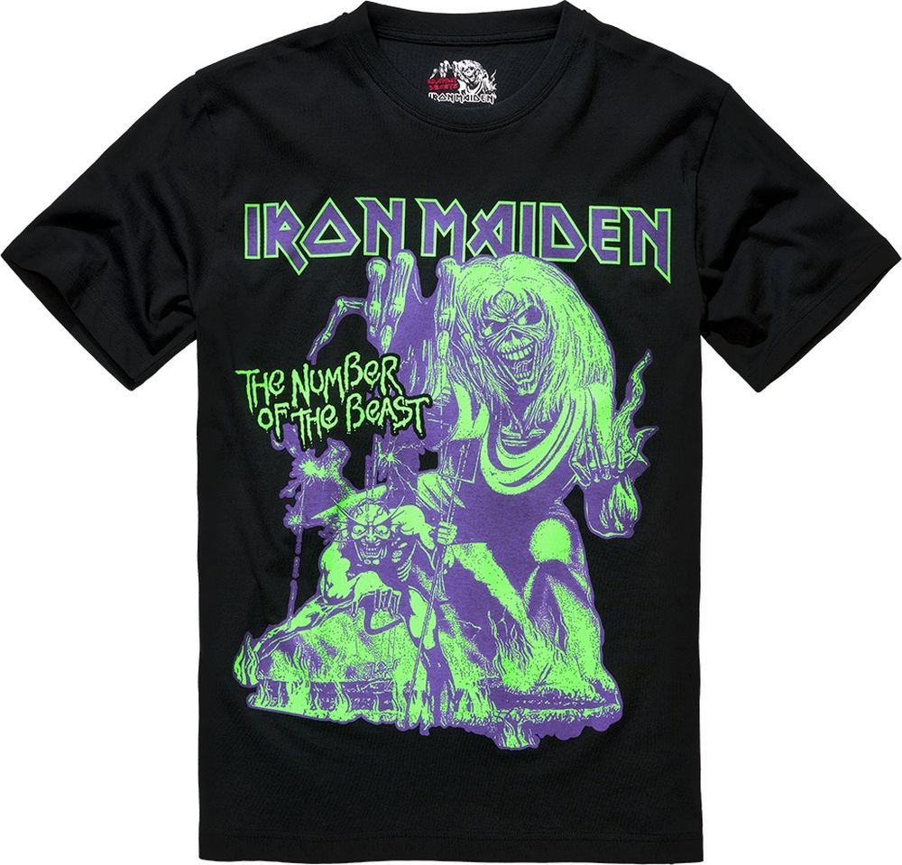 Brandit T-Shirt Iron Maiden T Shirt Number Of The Beast I 61050 - Herren / Unisex