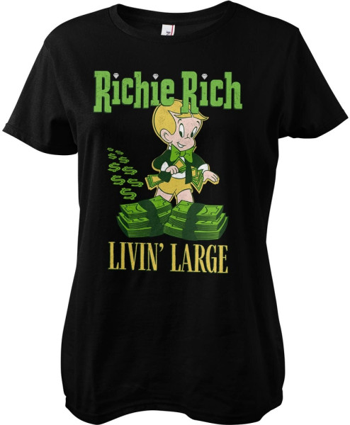Richie Rich Damen T-Shirt Livin' Large Girly Tee UV-5-RR004-H74-4