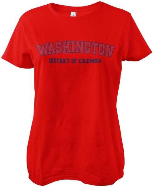 Washington District Of Columbia Girly Tee Damen T-Shirt Red