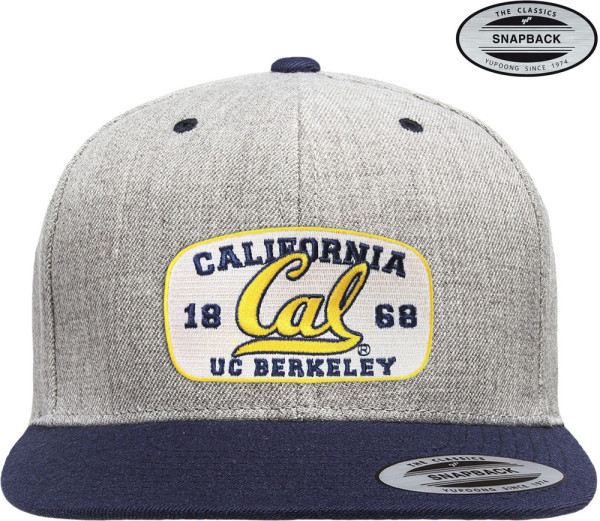 Berkeley University of California Premium Snapback Cap Heather-Grey-Navy