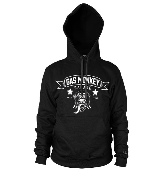 Gas Monkey Garage Hoodie Blood, Sweat, Beers Black