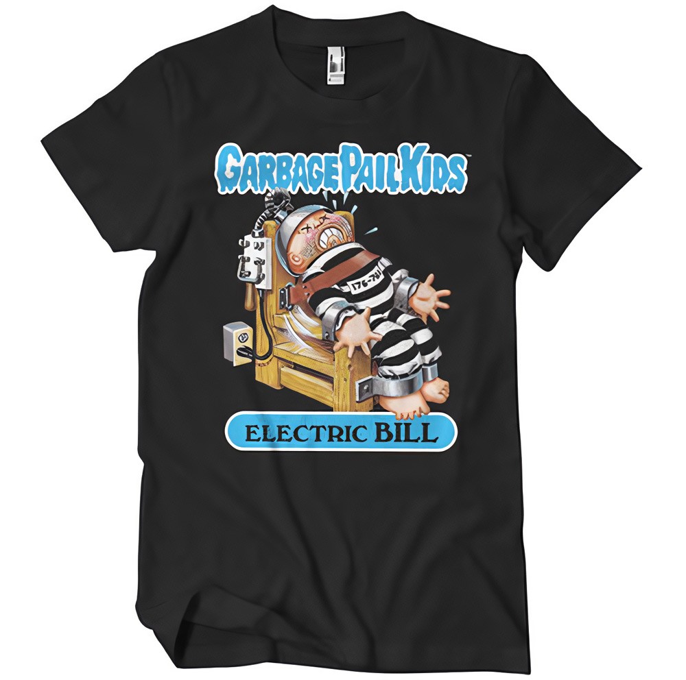 Garbage Pail Kids Electric Bill T-Shirt Schwarz - Herren / Unisex