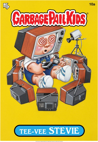 Garbage Pail Kids Tee-Vee Stevie Poster 50x70 cm Multicolor
