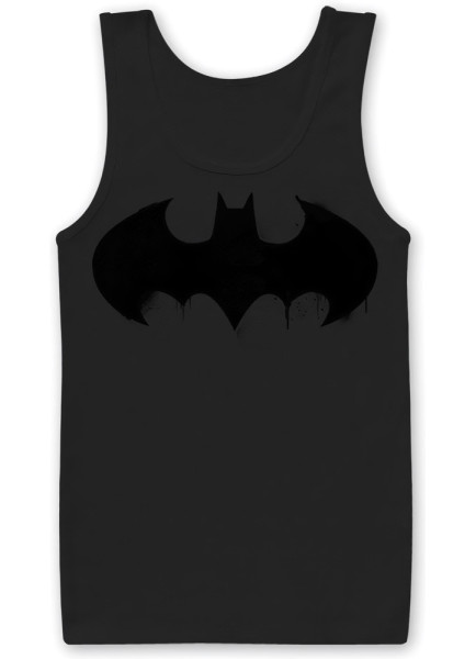 Batman Inked Logo Tank Top Black