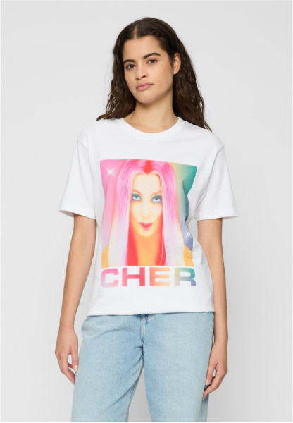 Merchcode Damen T-Shirt Cher Prisma Tee MC856