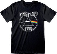 Pink Floyd - DSOTM Retro T-Shirt Black Pink Floyd - DSOTM Retro T-Shirt Black