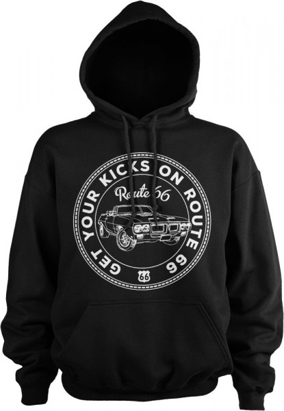 Get Your Kicks On Route 66 Hoodie Black