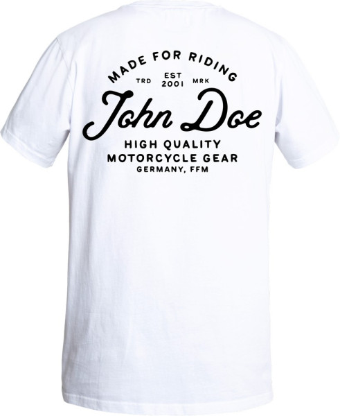 John Doe T-Shirt JD Lettering White
