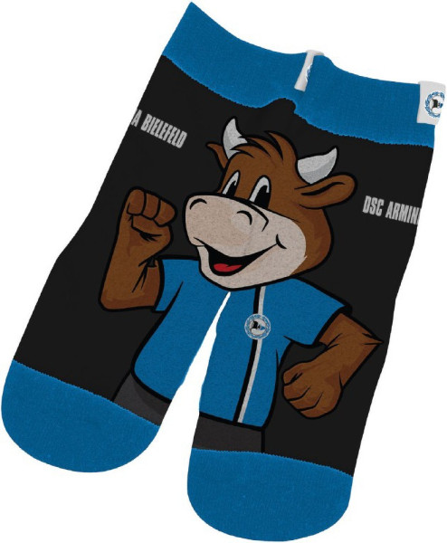 Arminia Bielefeld Babysocken Block 21-24 Fussball Blau