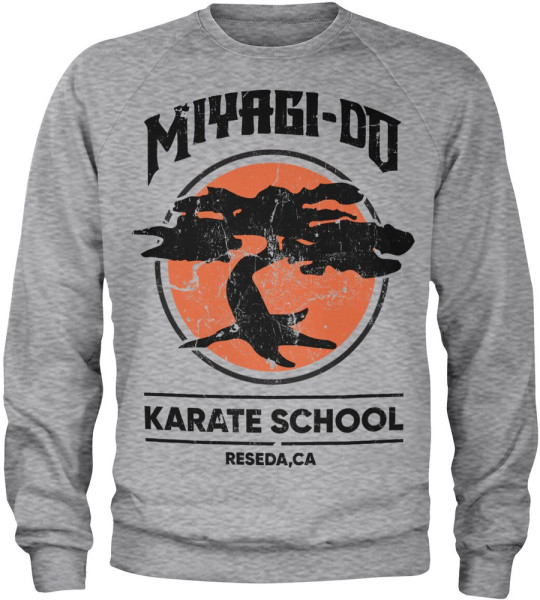 Cobra Kai Miyagi-Do Karate School Sweatshirt Heather-Grey