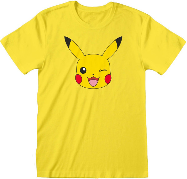 Pokémon Pokemon - Pikachu Face T-Shirt Yellow