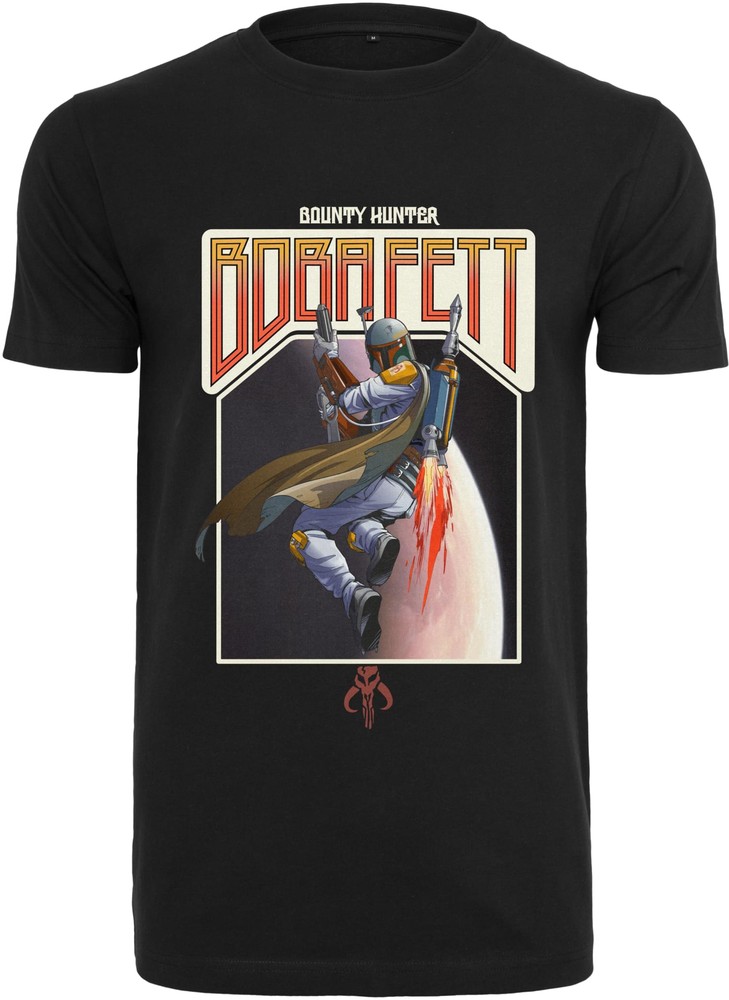 Merchcode T-Shirt Boba Fett Retro Tee Schwarz - Herren / Unisex