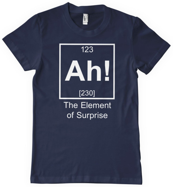Hybris Ah! The Element Of Surprise T-Shirt Navy