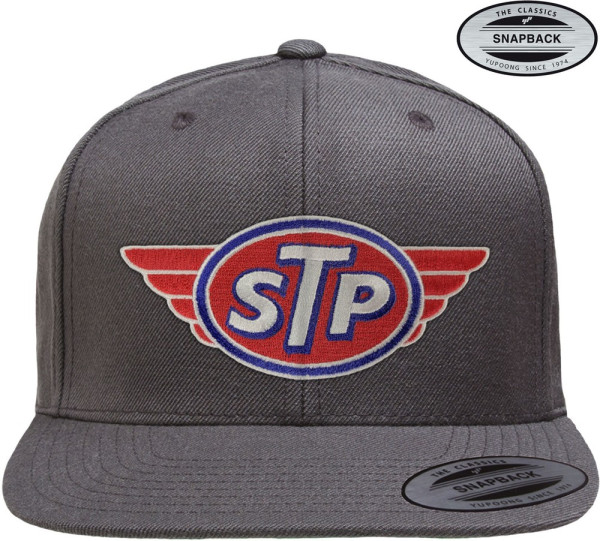 STP Patch Premium Snapback Cap Dark-Grey