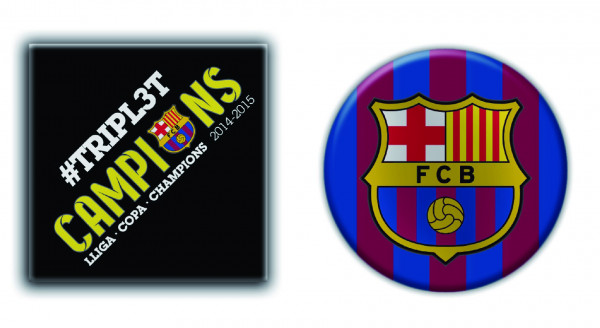 FC Barcelona Magnet-Set Fussball Multicolor