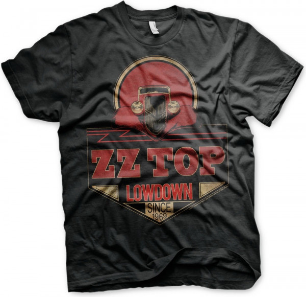 ZZ Top Lowdown Since 1969 T-Shirt Black